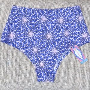 NWT Cheek Boss High Waisted Cheeky Swirly Waves XL